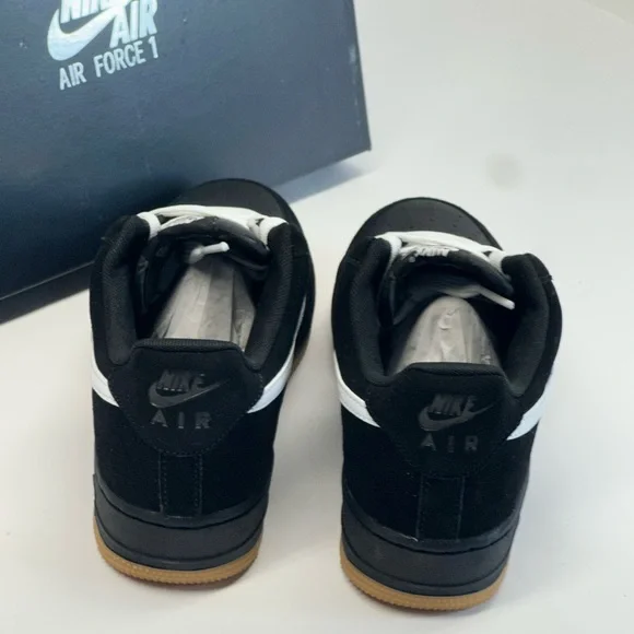 Nike Air Force 1 Low '07 LV8 Black Gum Light Brown White - Picture 4 of 6